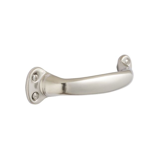 Tirador mueble INSPIRE  gris / plata distancia entre eje 140 mm