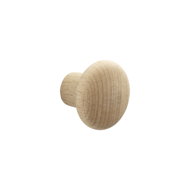 Pomo de mueble INSPIRE Dune en madera con acabado natural, ø 30 mm