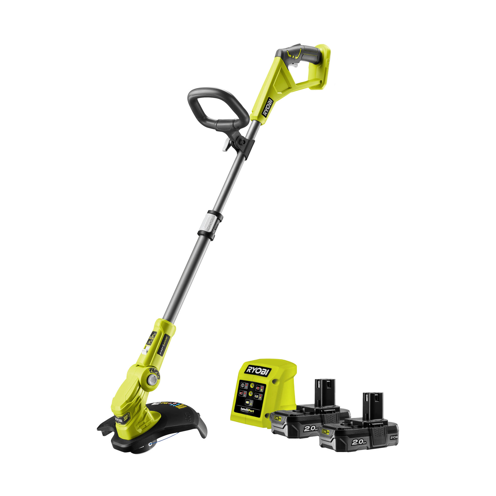 Cortabordes a batería ryobi rlt183222s 18v + cargador