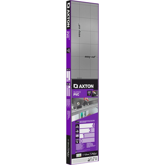 Base aislante para suelo vinílico AXTON Silence 1.5mm 10.2m²