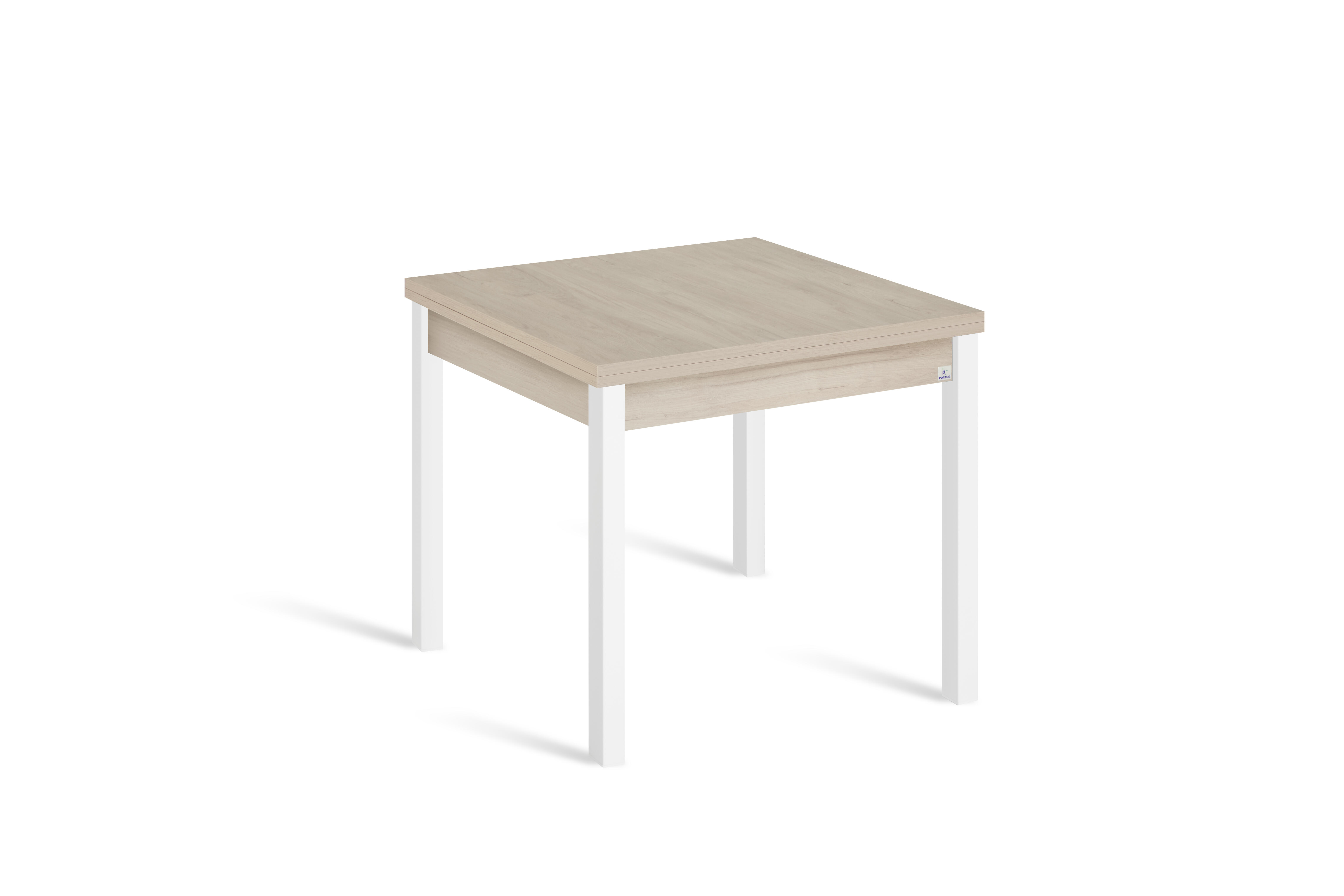 Mesa de cocina libro galante (80-160)x80 cm color roble