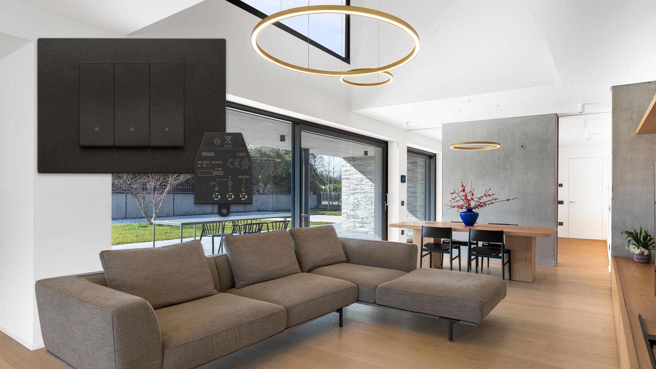 Relè VIMAR Modulo relé ad impulsi Quid 10A 230V - 4