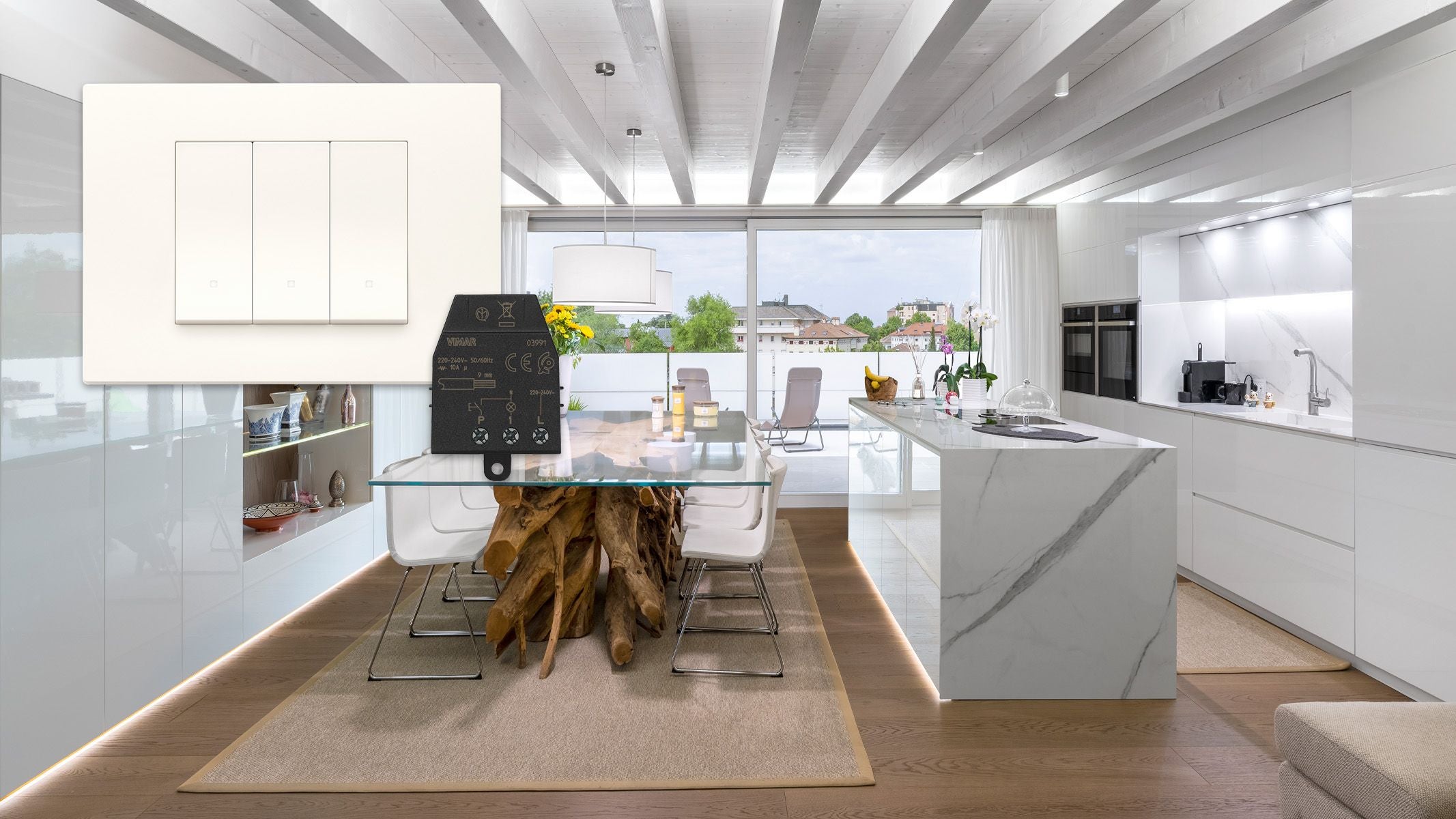 Relè VIMAR Modulo relé ad impulsi Quid 10A 230V - 3