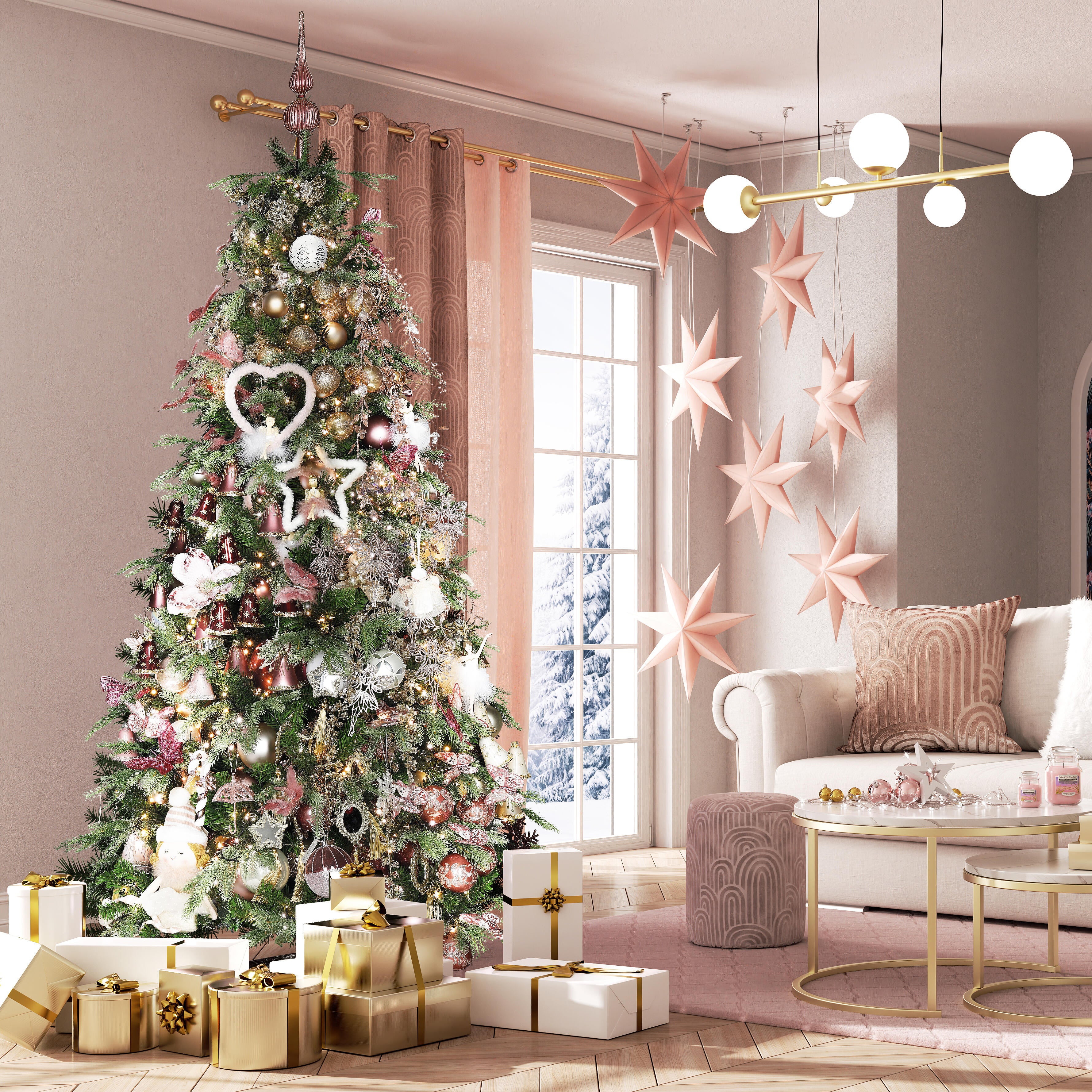 Topo de Árvore de Natal mix - 4