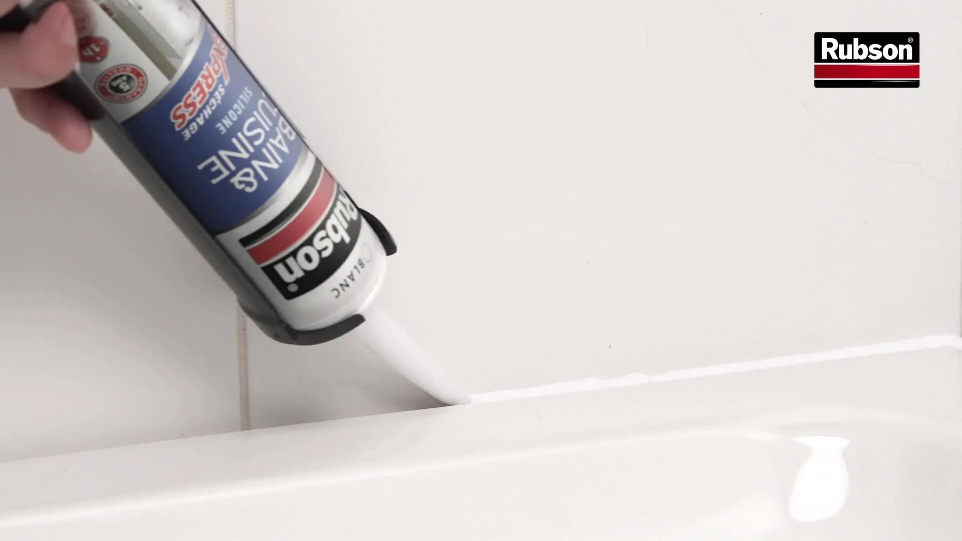 Mastic d'étanchéité Cuisine et bain séchage express RUBSON blanc 280ml - 7
