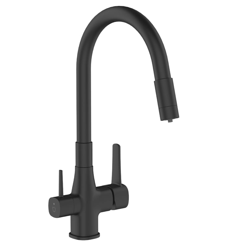 Bateria kuchenna z filtrem Magic Czarna Invena