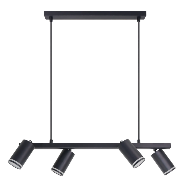 Lampa wisząca Paris czarna 4 x GU10 Goldlux