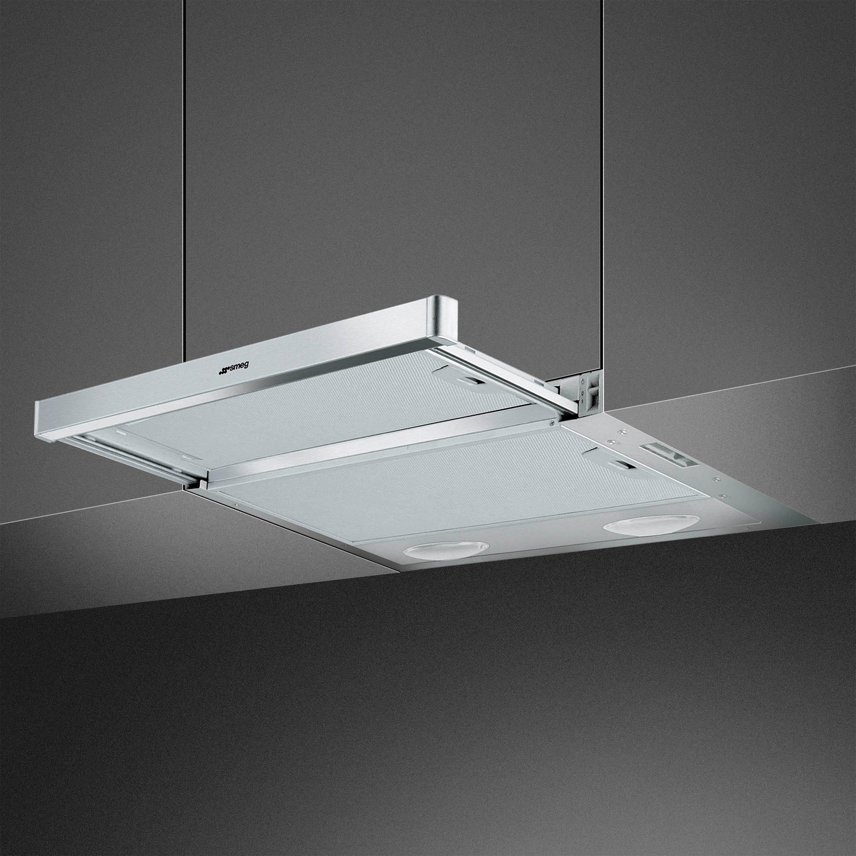 Hotte tiroir L59.8 cm SMEG KSET61E2 gris / argent - 4
