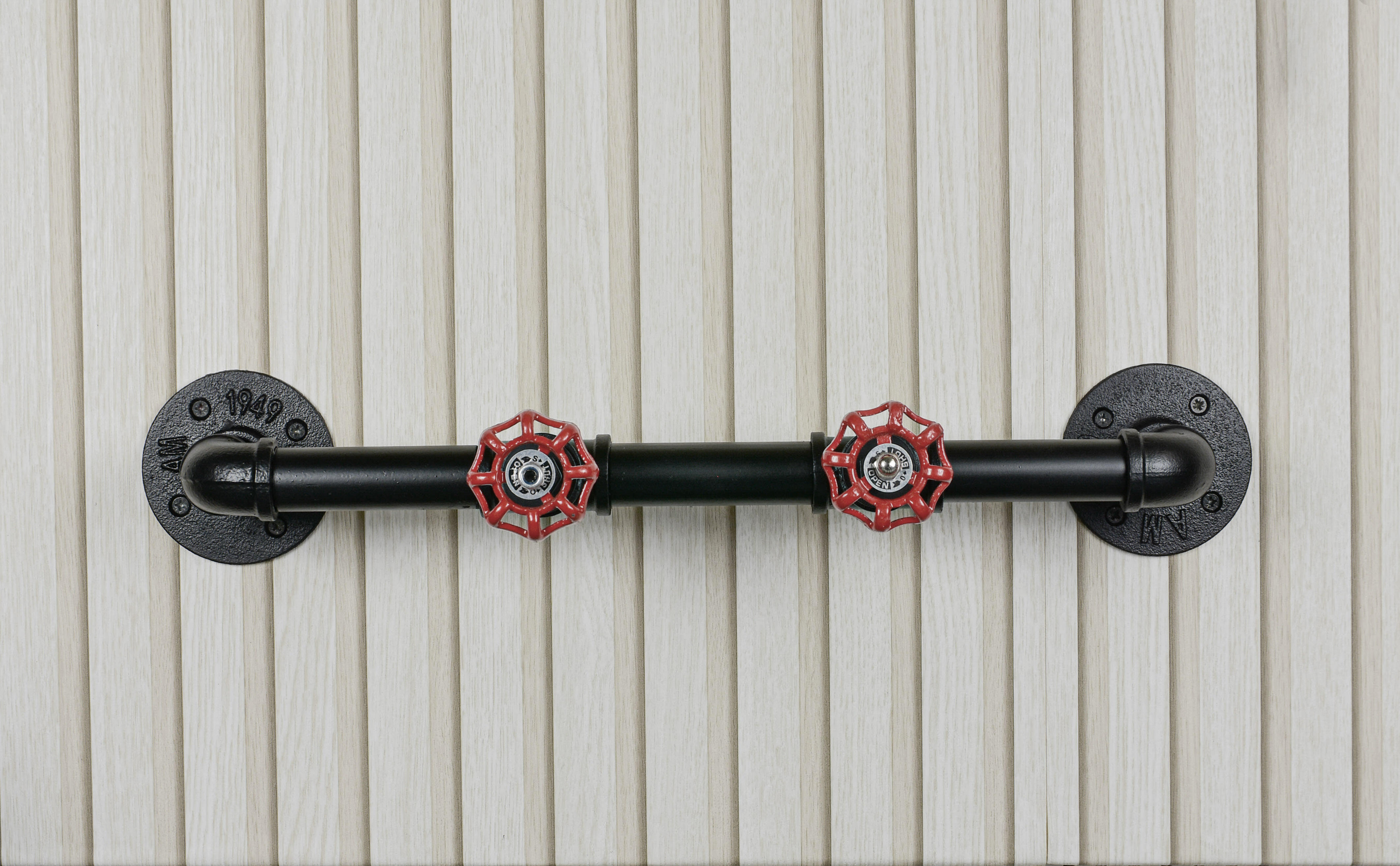 Barre de penderie ronde MyTube D25 mm noir mat L100mm - 3