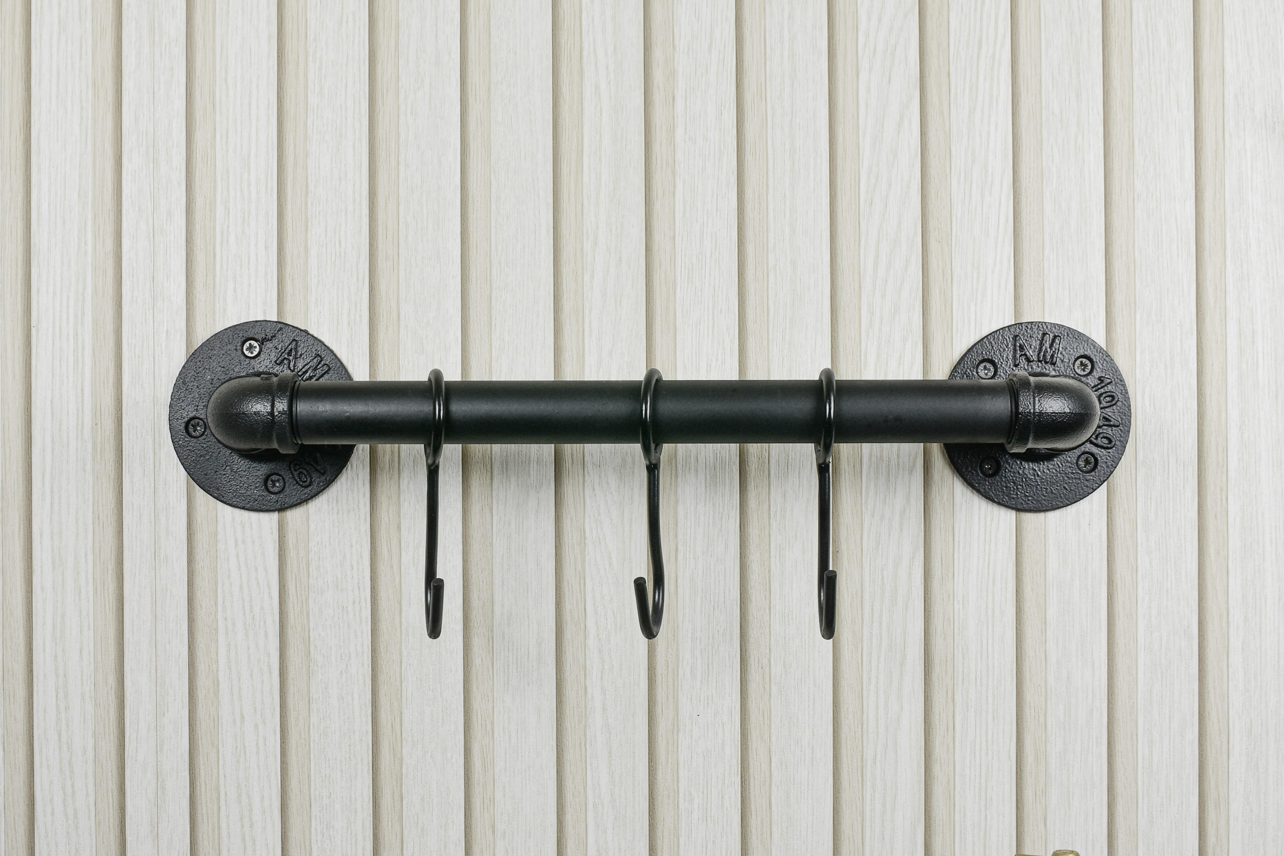 Barre de penderie ronde MyTube D25 mm noir mat L300mm - 2