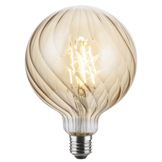 Ampoule led décorative, globe 125mm E27, 80lm = 55W, blanc chaud, XXCELL