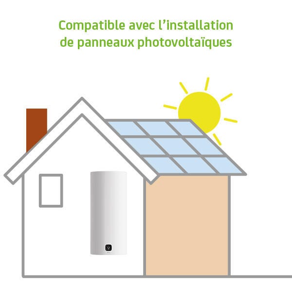 CHAUFFE-EAU SAUTER PHAZY PANNEAUX PHOTOVOLTAIQUES