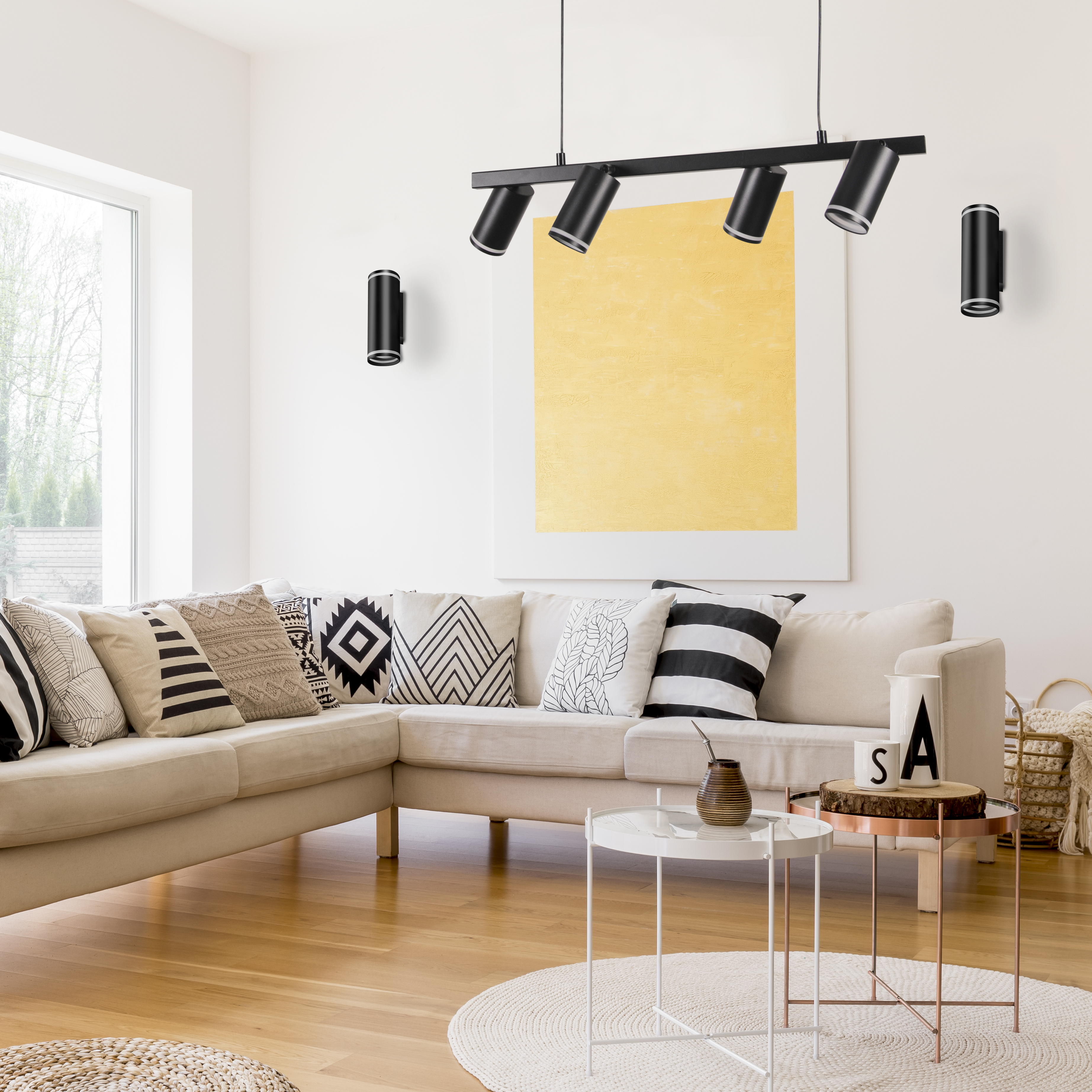 Kinkiet Paris czarny 2 x GU10 Goldlux - 3