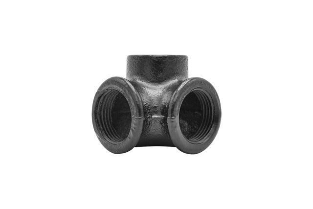 Raccord en Y pour 3 tubes MyTube D25mm noir mat