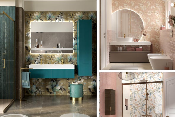 bagno in stile glam