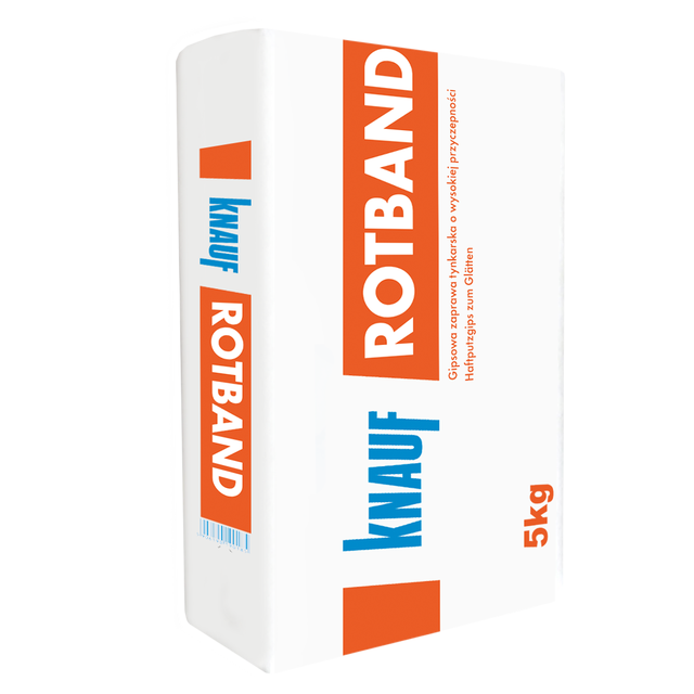 Tynk gipsowy ręczny ROTBAND 5 kg Knauf