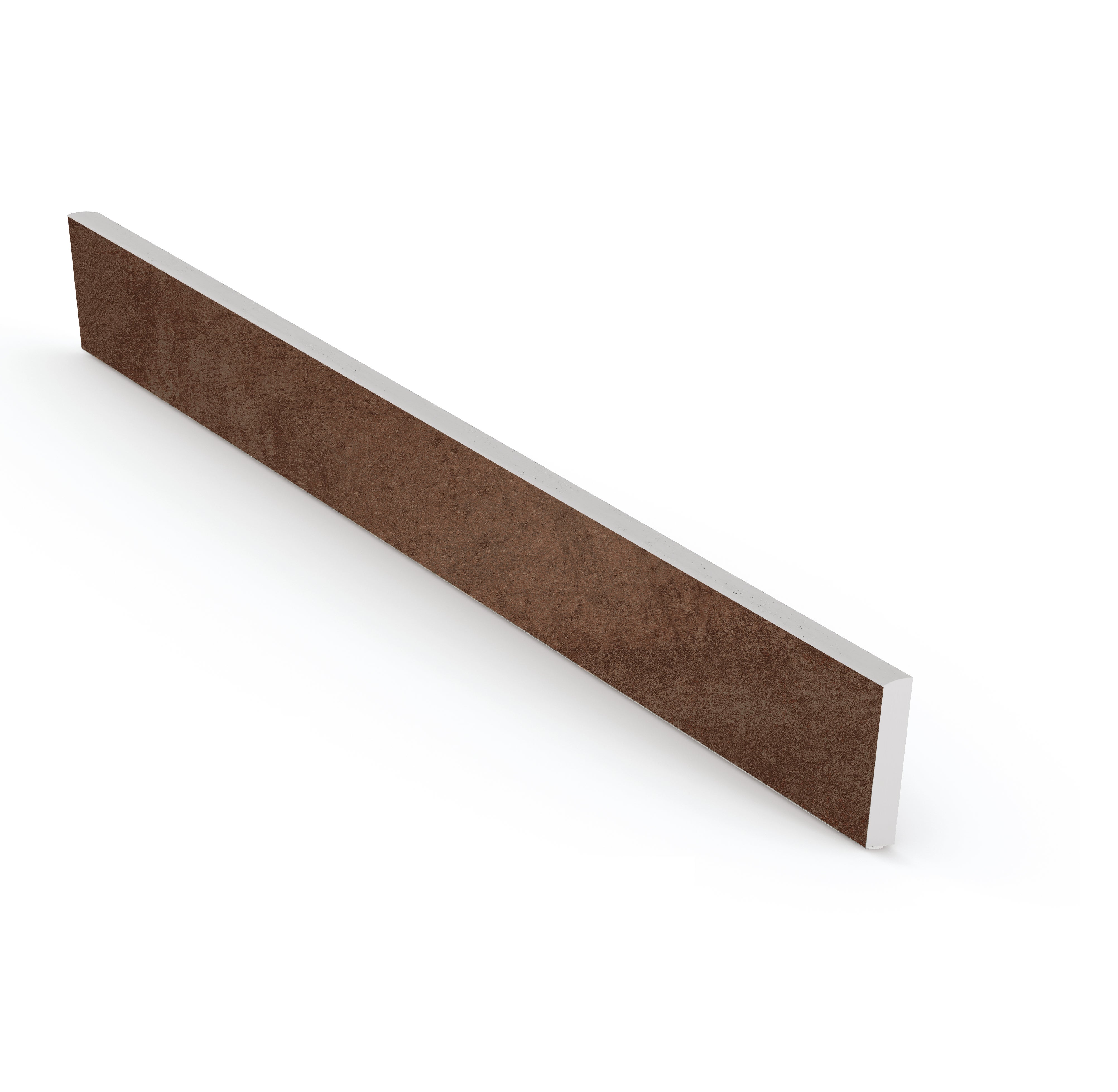 Rodapié porcelánico Distrito 60x8 cm metal corten GRESPANIA | Leroy Merlin