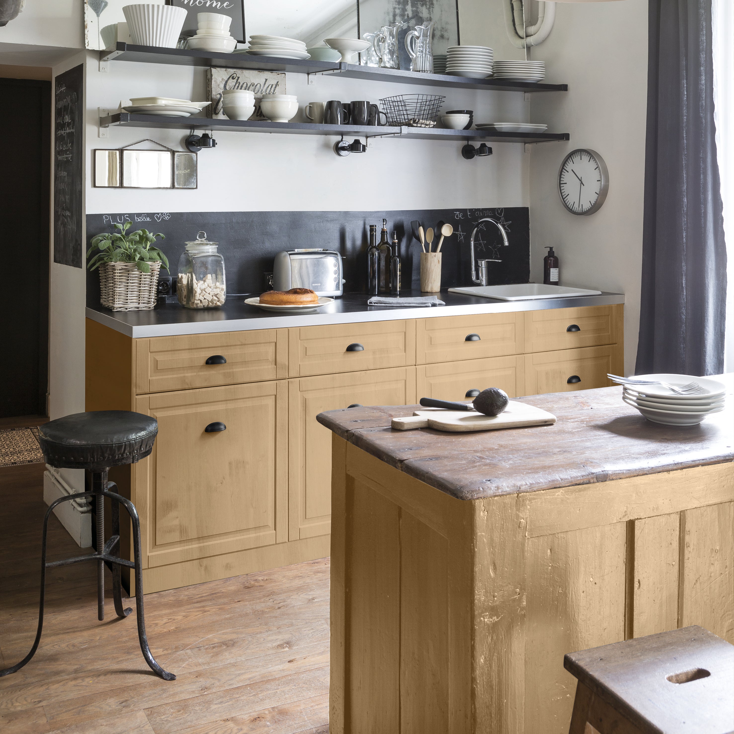 Peinture  Relook bois MAISON DECO, pin recycle satiné, 0.75 l - 3