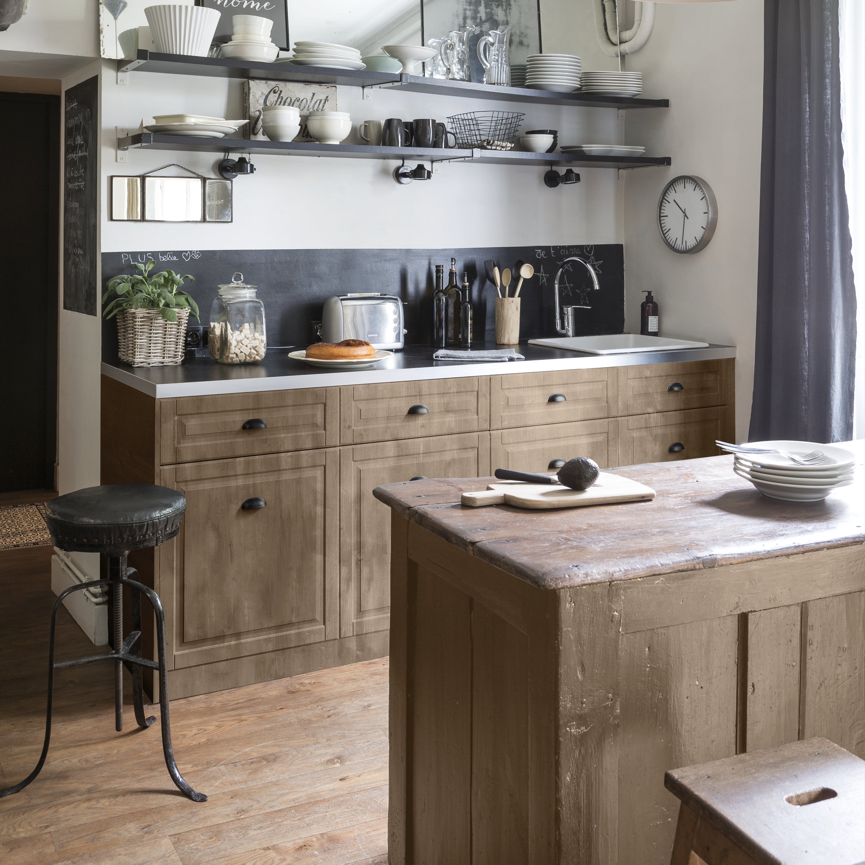 Peinture  Relook bois MAISON DECO, chêne foncé satiné, 0.75 l - 3