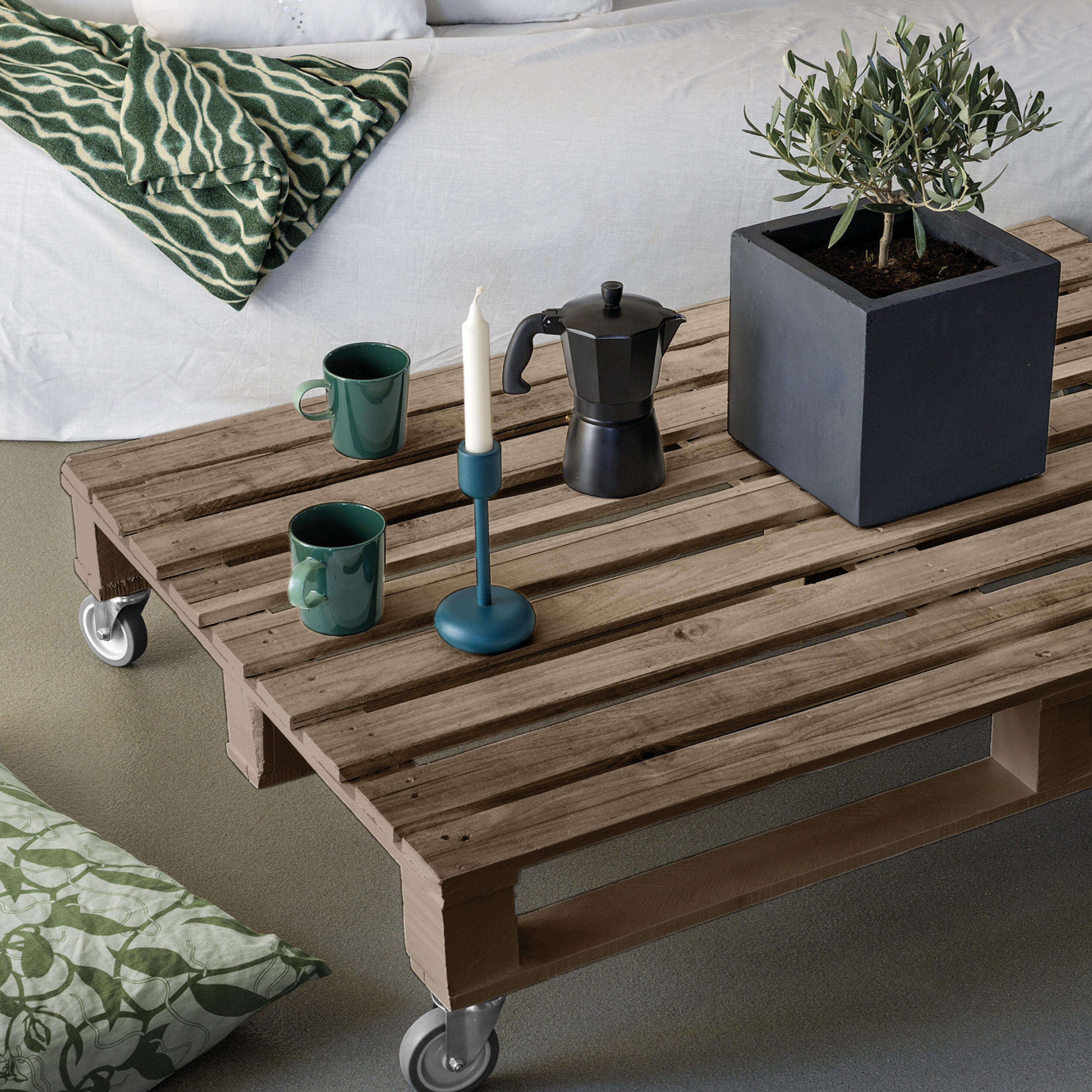 Peinture  Relook bois MAISON DECO, chêne foncé satiné, 0.75 l - 5