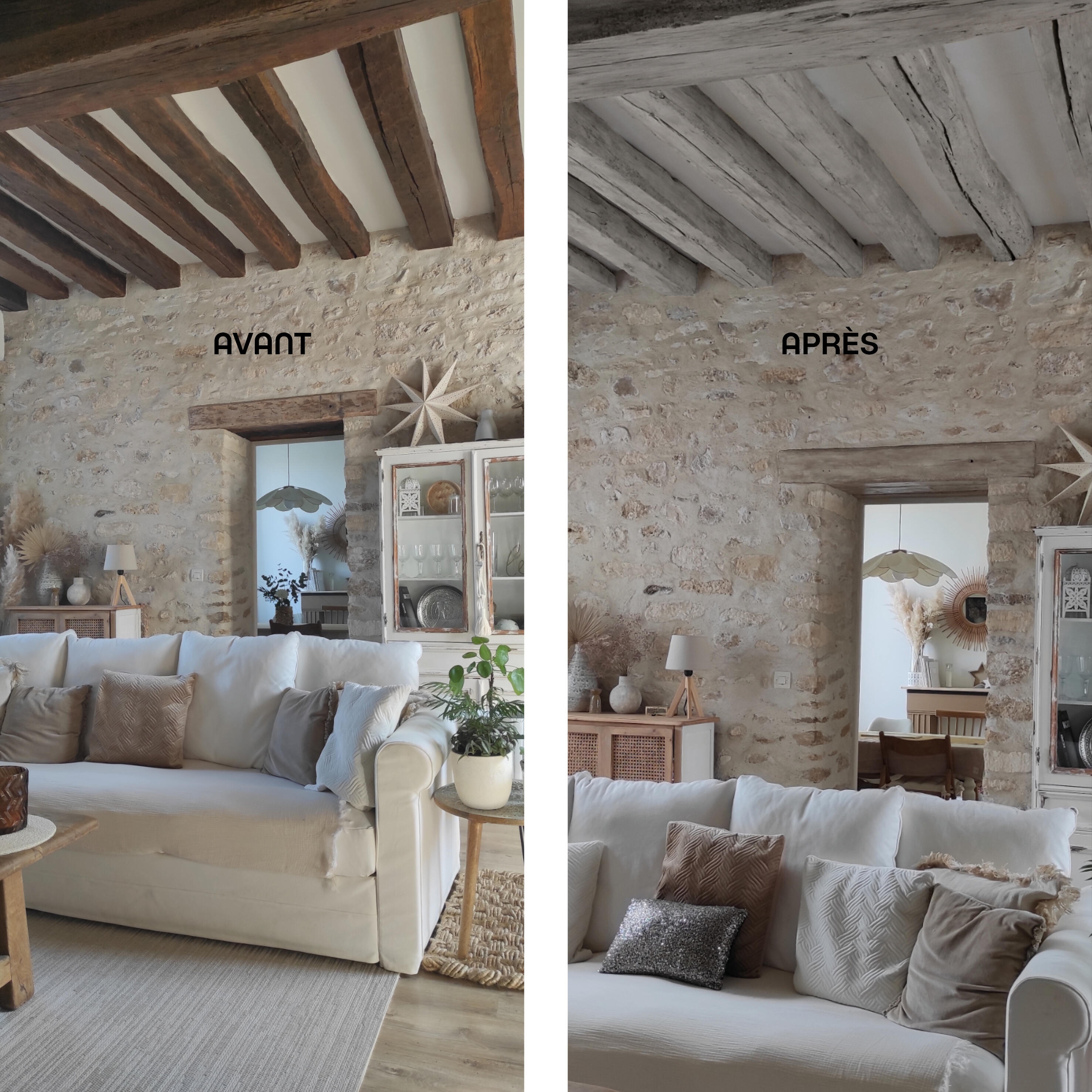 Peinture Poutre et lambris Relook bois MAISON DECO, bois grise satiné, 0.75 l - 6