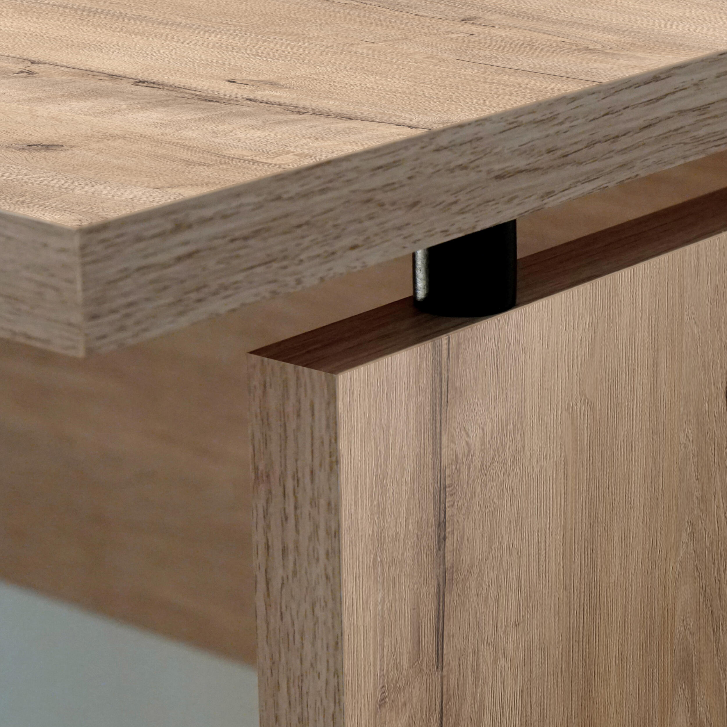 Mesa de escritorio Rívoli roble de x76x155x68cm - 4
