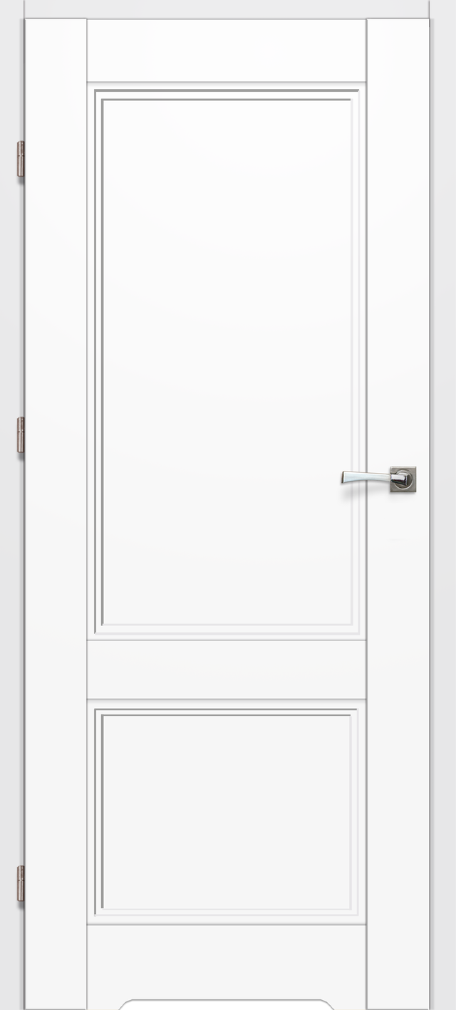 Drzwi wewnętrzne z podcięciem wentylacyjnym Rumba+ białe NPP 70 lewe Artens