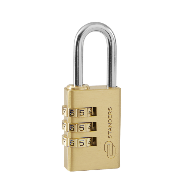 Lucchetto Con Combinazione Meccanica Placcata A 8 Cifre Silver 40 Mm/7 - Foto 8