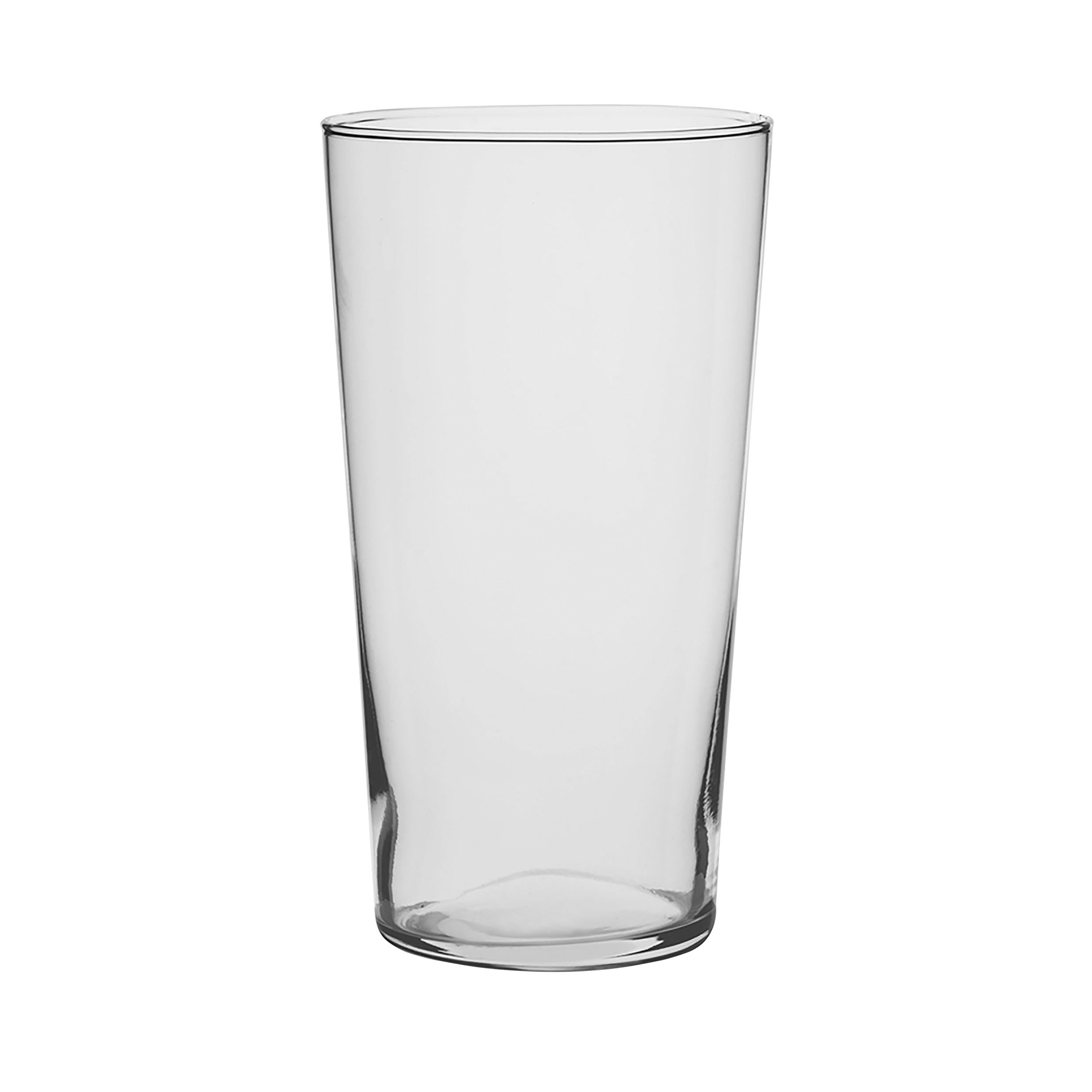 Wazon szklany Róża wys. 29 cm transparentny