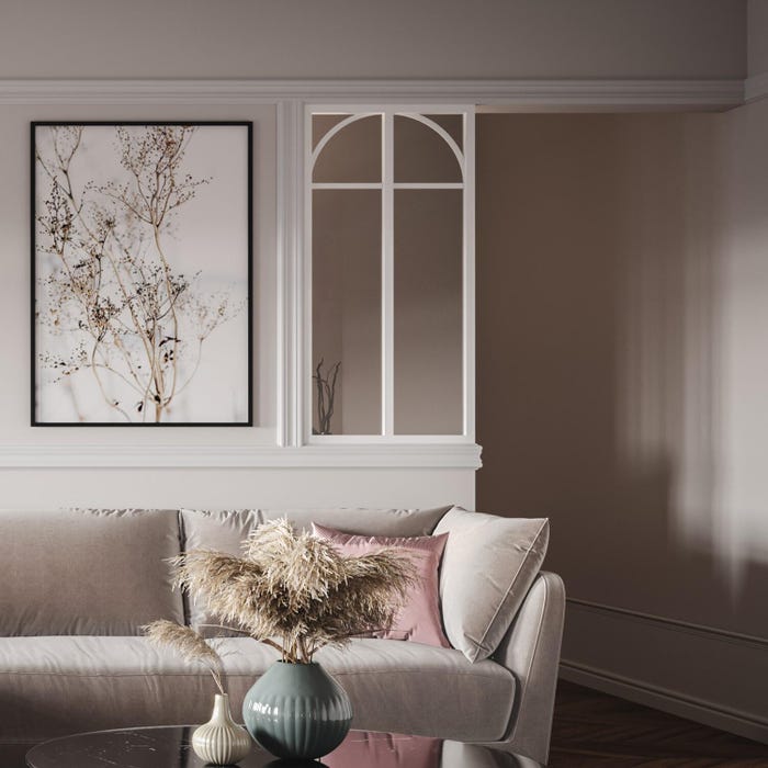 accesorio de cristal blanco