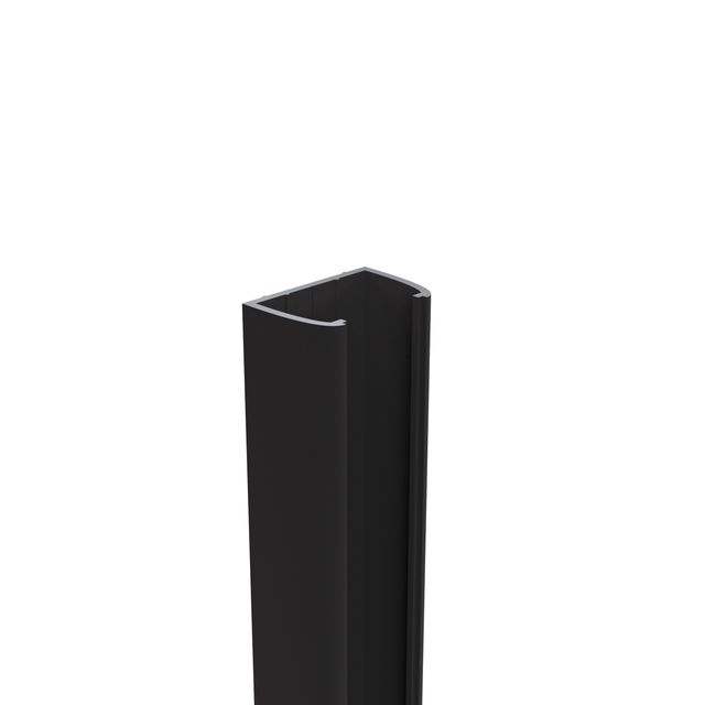 Profilé de départ / angle pour clôture ALIX noir H.190 cm