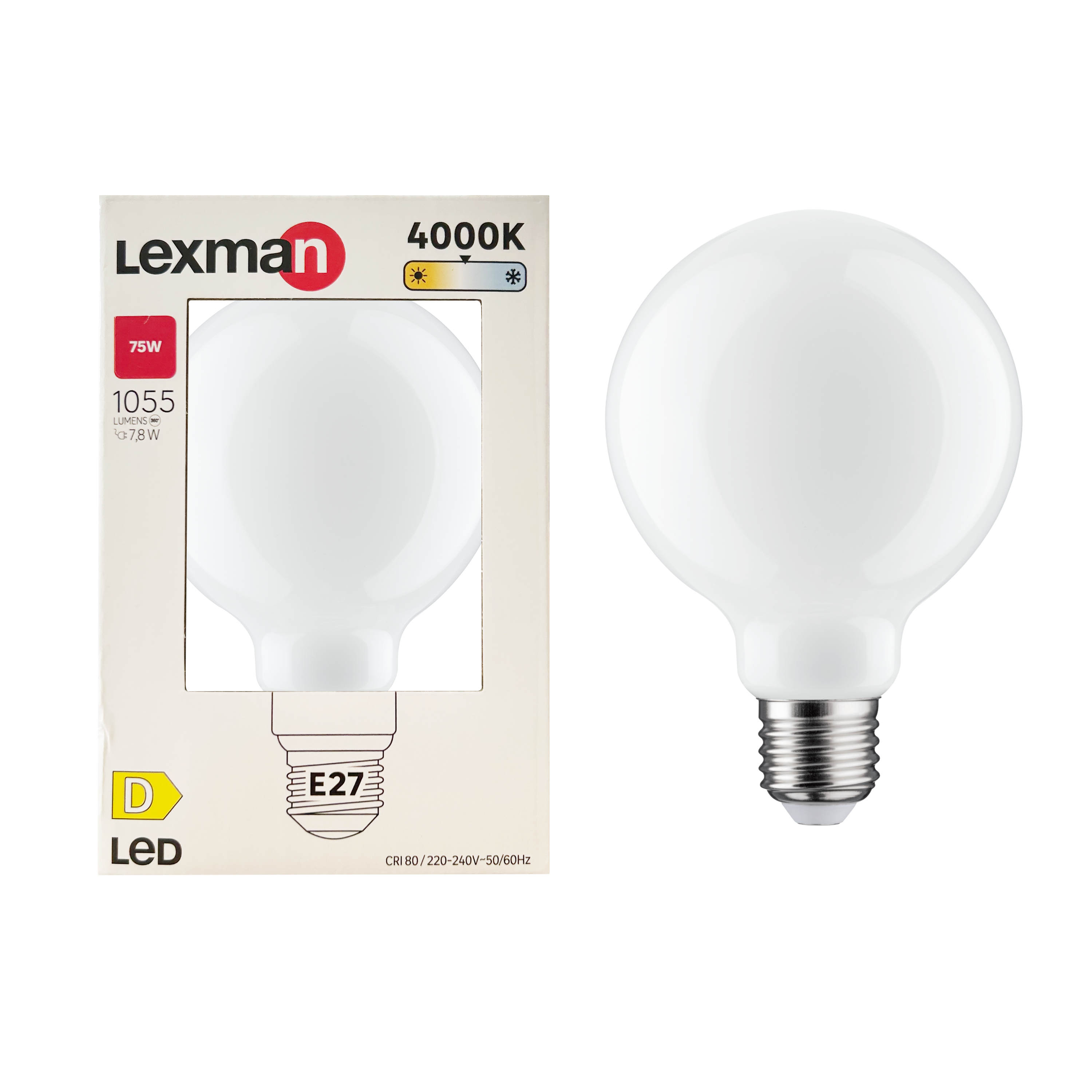 Żarówka LED E27 7,8 W 1055 lm Neutralna biel Lexman - 3