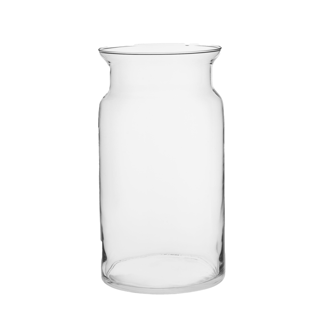 Wazon szklany Lilia wys. 30 cm transparentny
