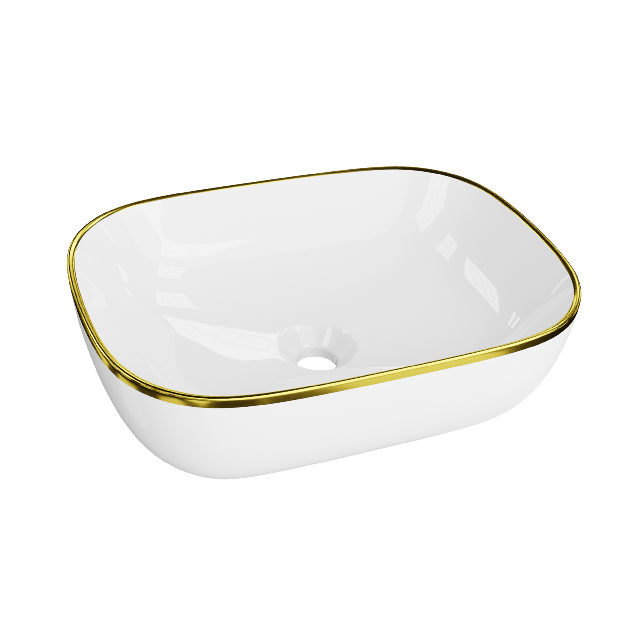 Umywalka nablatowa 46 X 32.5 Gulia