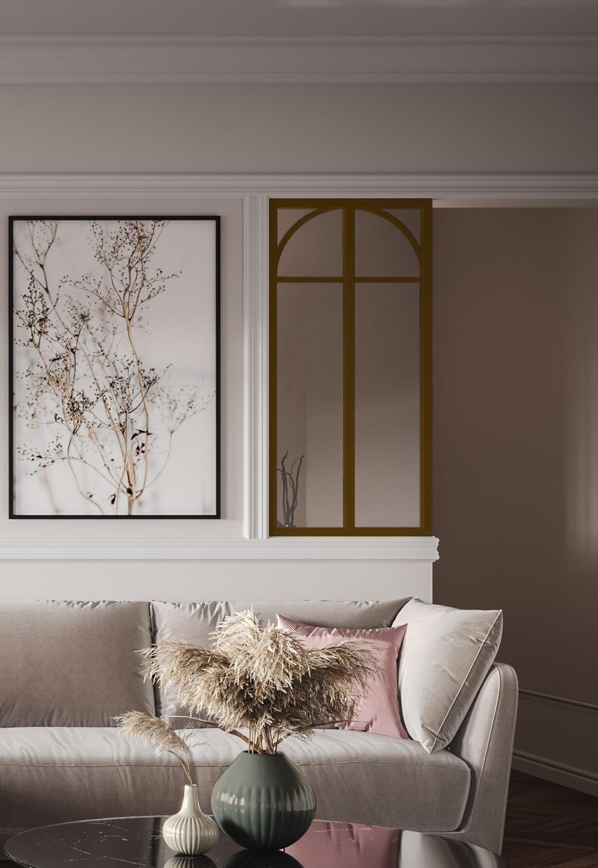 Lot de 2 accessoires droit pour verrière bronze ARTENS  - 2