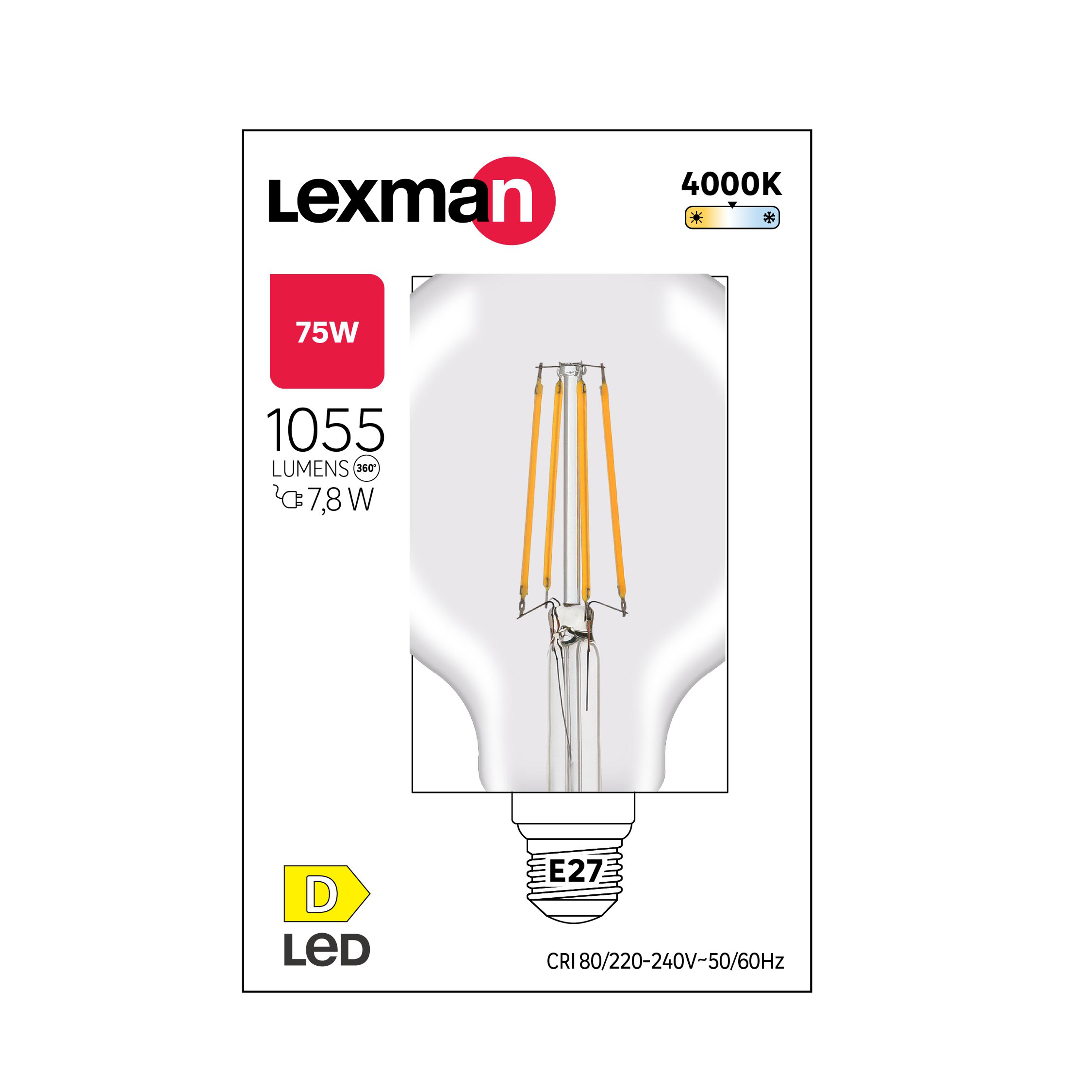 Żarówka LED E27 7,8 W 1055 lm Neutralna biel Lexman - 5