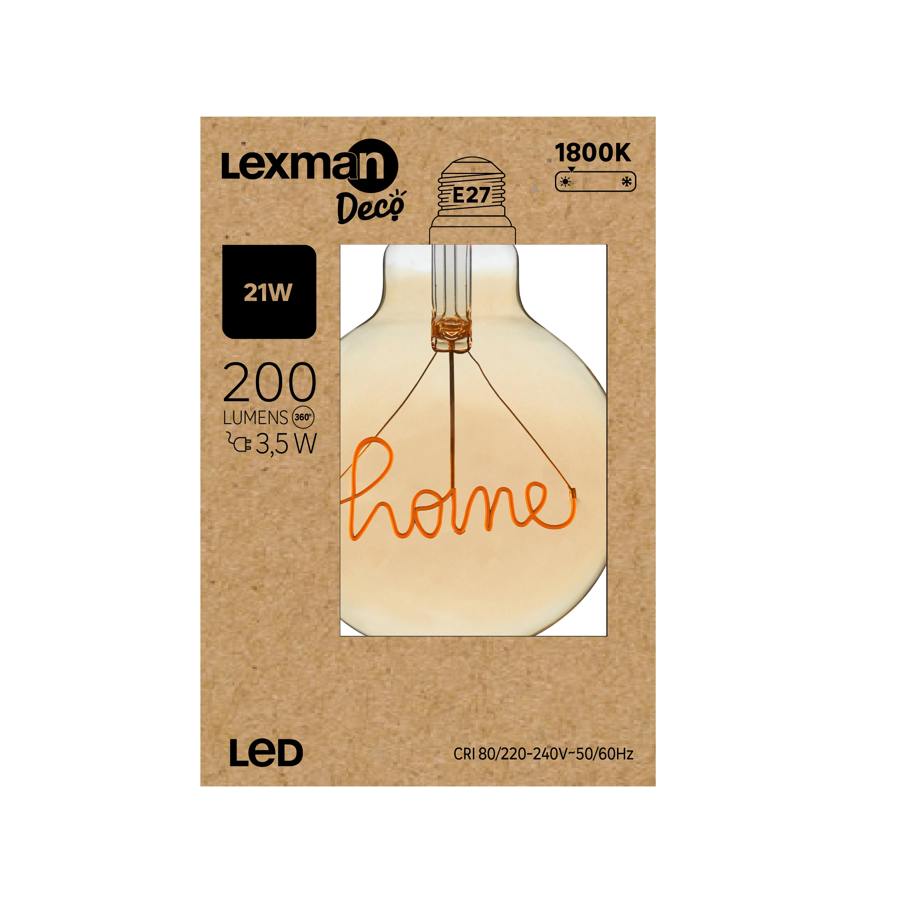 Żarówka dekoracyjna LED Home E27 3,5 W 200 lm Lexman - 8