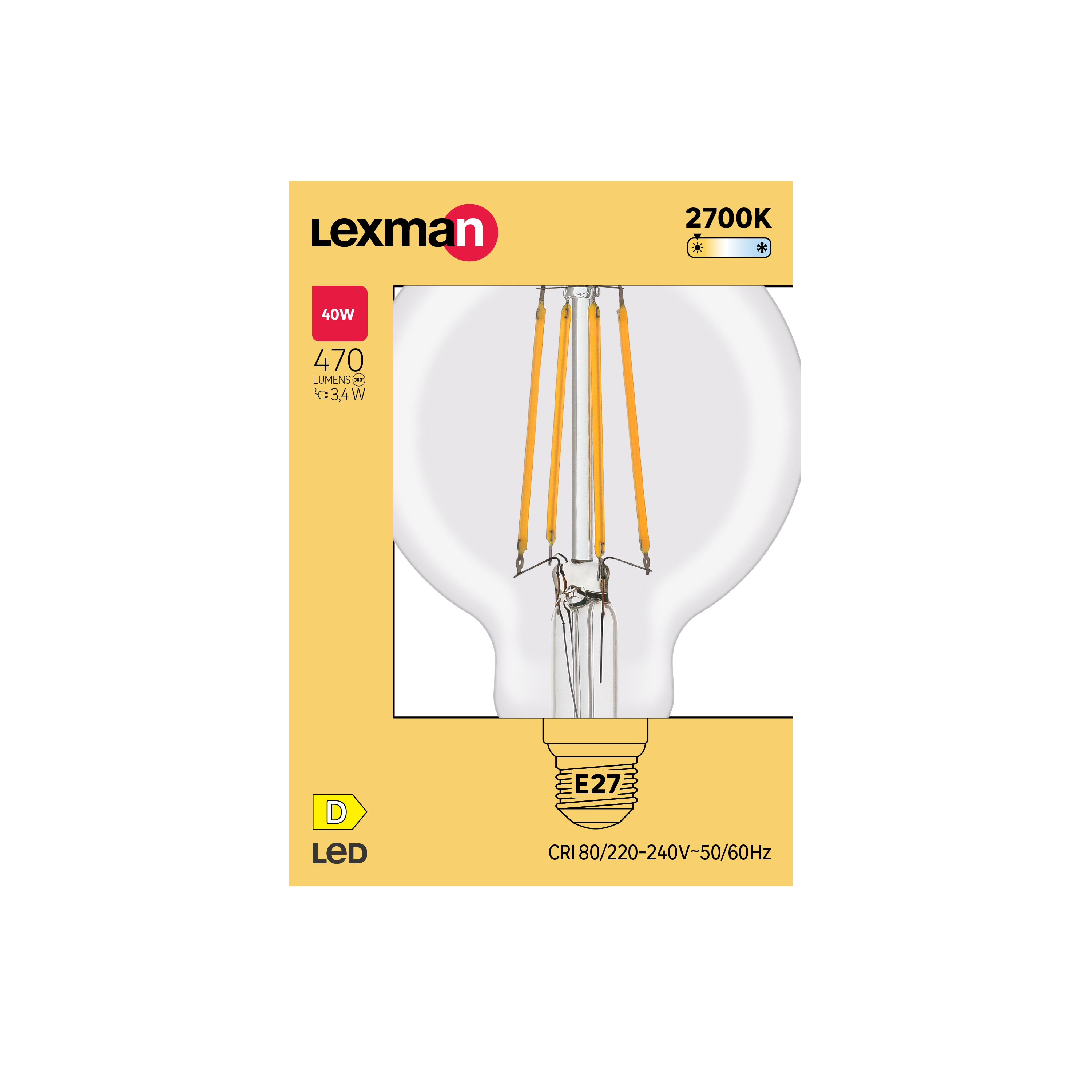 Żarówka LED E27 3,4 W 470 lm Ciepła biel Lexman - 8