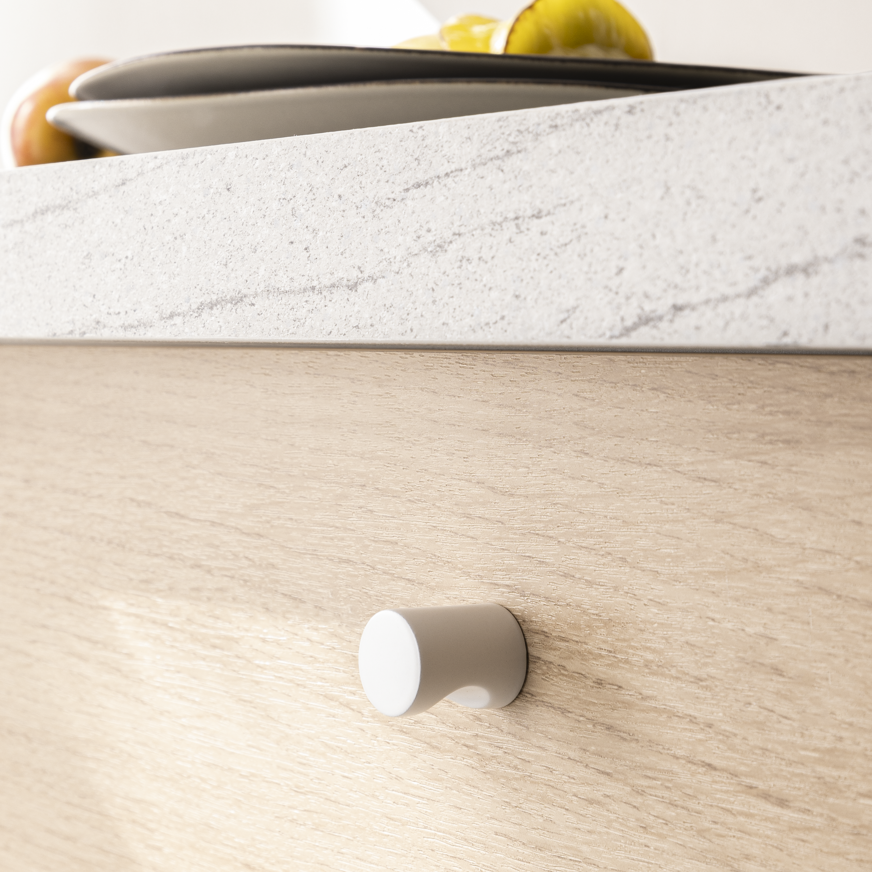 Puxador para móvel INSPIRE SIMI ZAMAK MATE BRANCO D19,5MM - 4