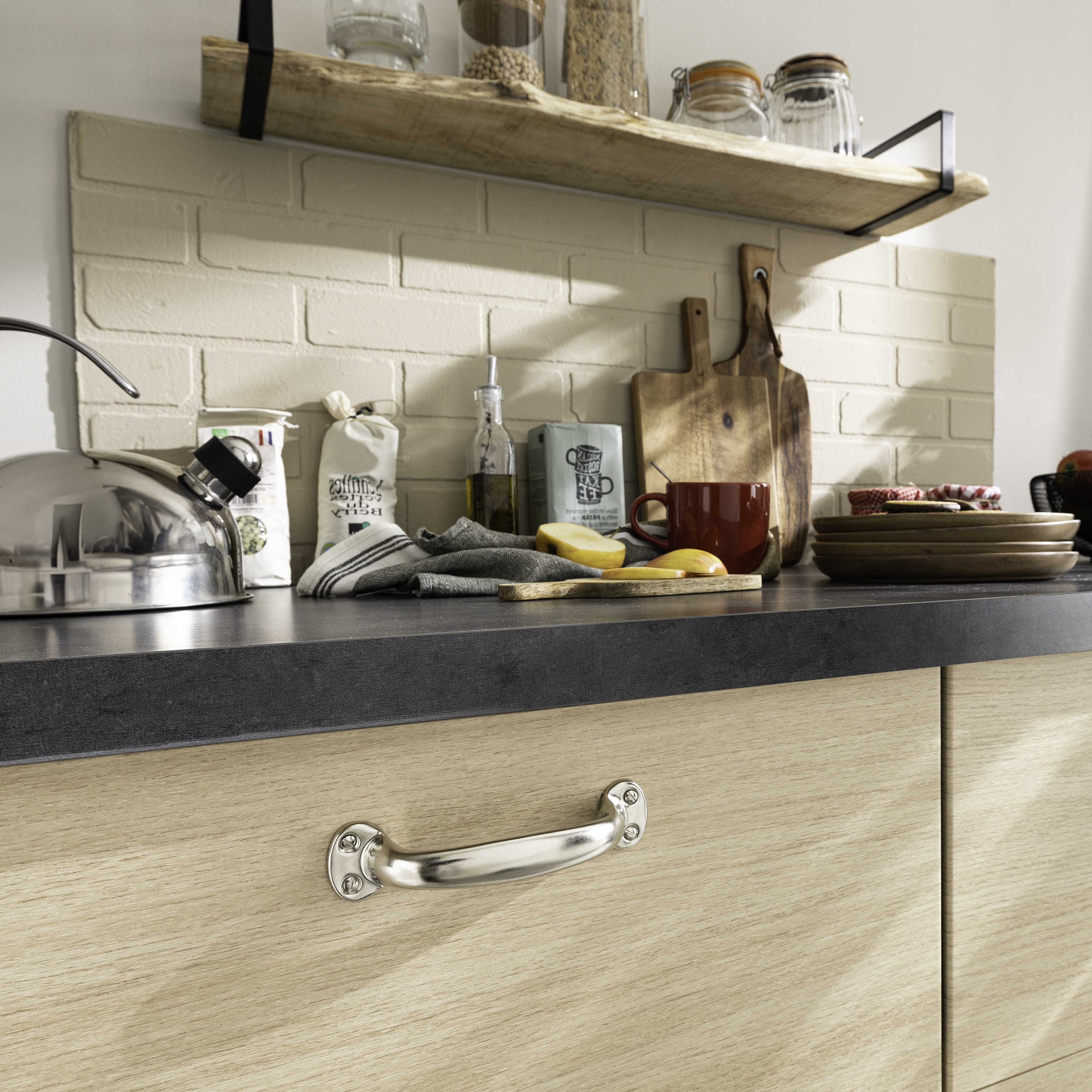 Puxador para móvel INSPIRE SUITCASE NIQUELADO 140MM - 4