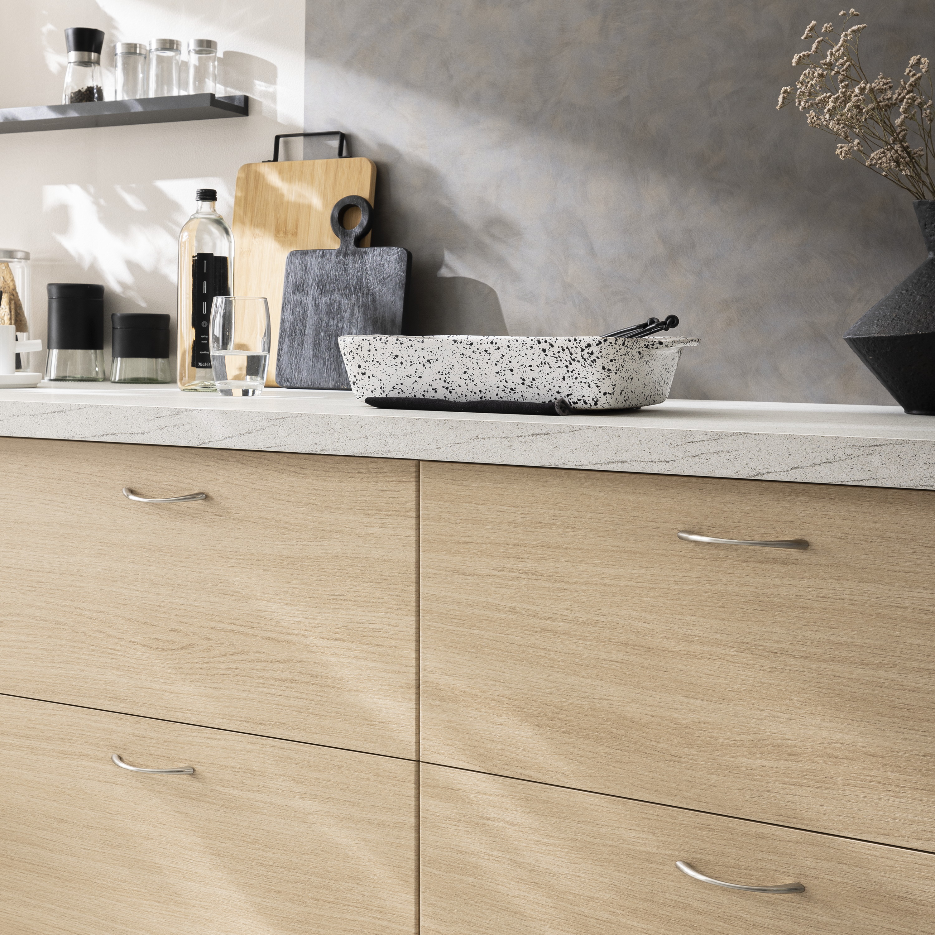 4 puxadores para móvel INSPIRE CHIC ZAMAK ESCOVADO 96MM - 4