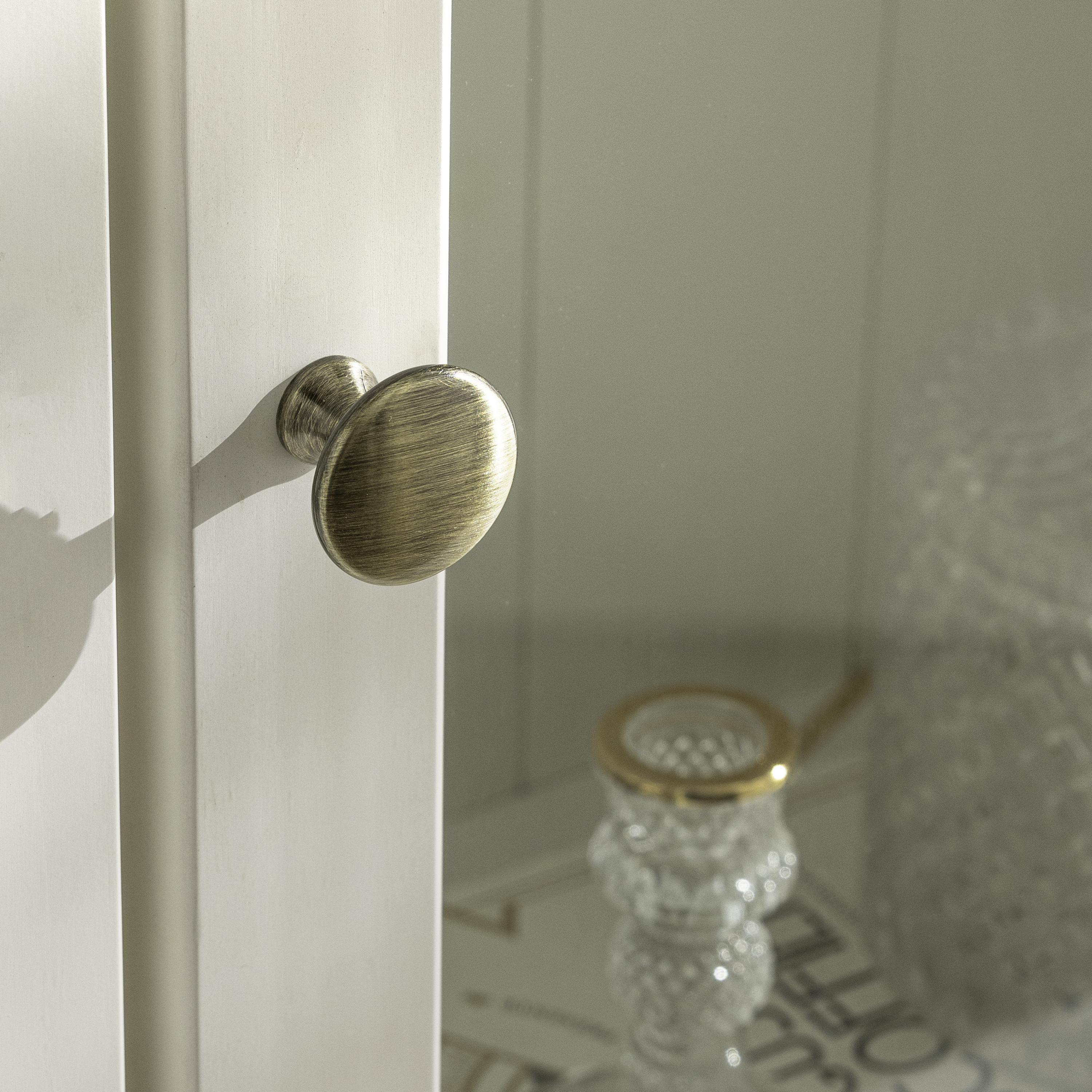 Pomolo per mobili INSPIRE anais in zama dorato ottonato  Ø 25 mm - 2