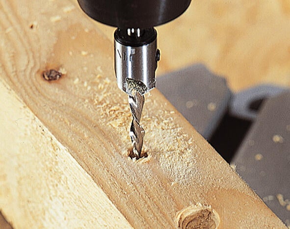 Foret-fraisoir bois Diam.3,2 x L.12 mm - WOLFCRAFT - 3