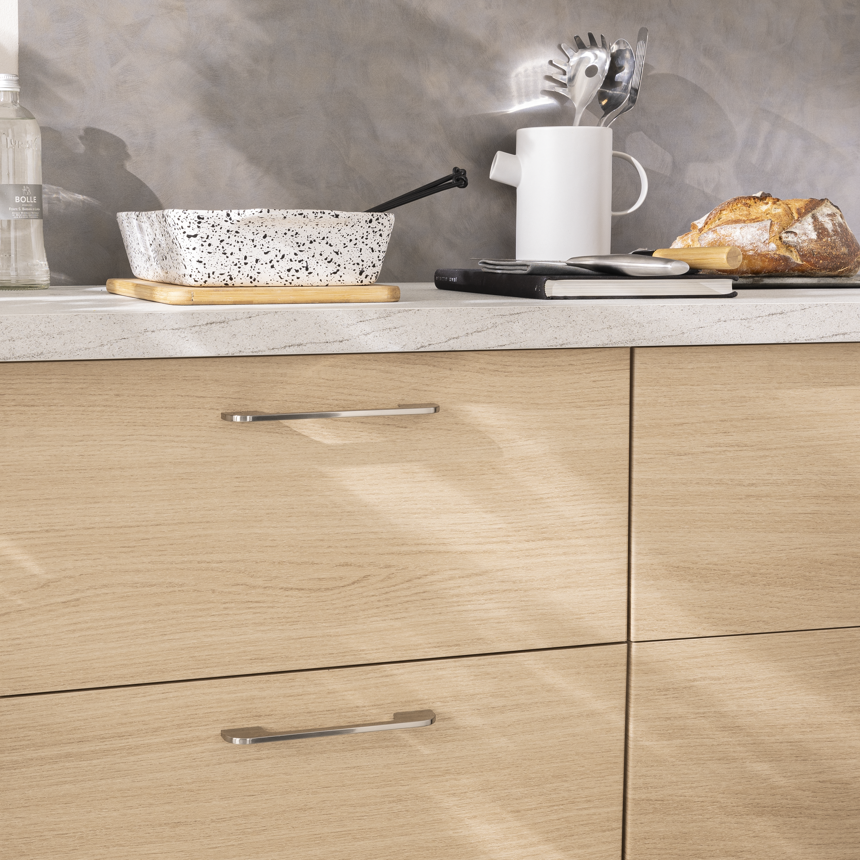 2 Tiradores Mueble Para Cocina INSPIRE Oslo Blanco Distancia Entre Eje