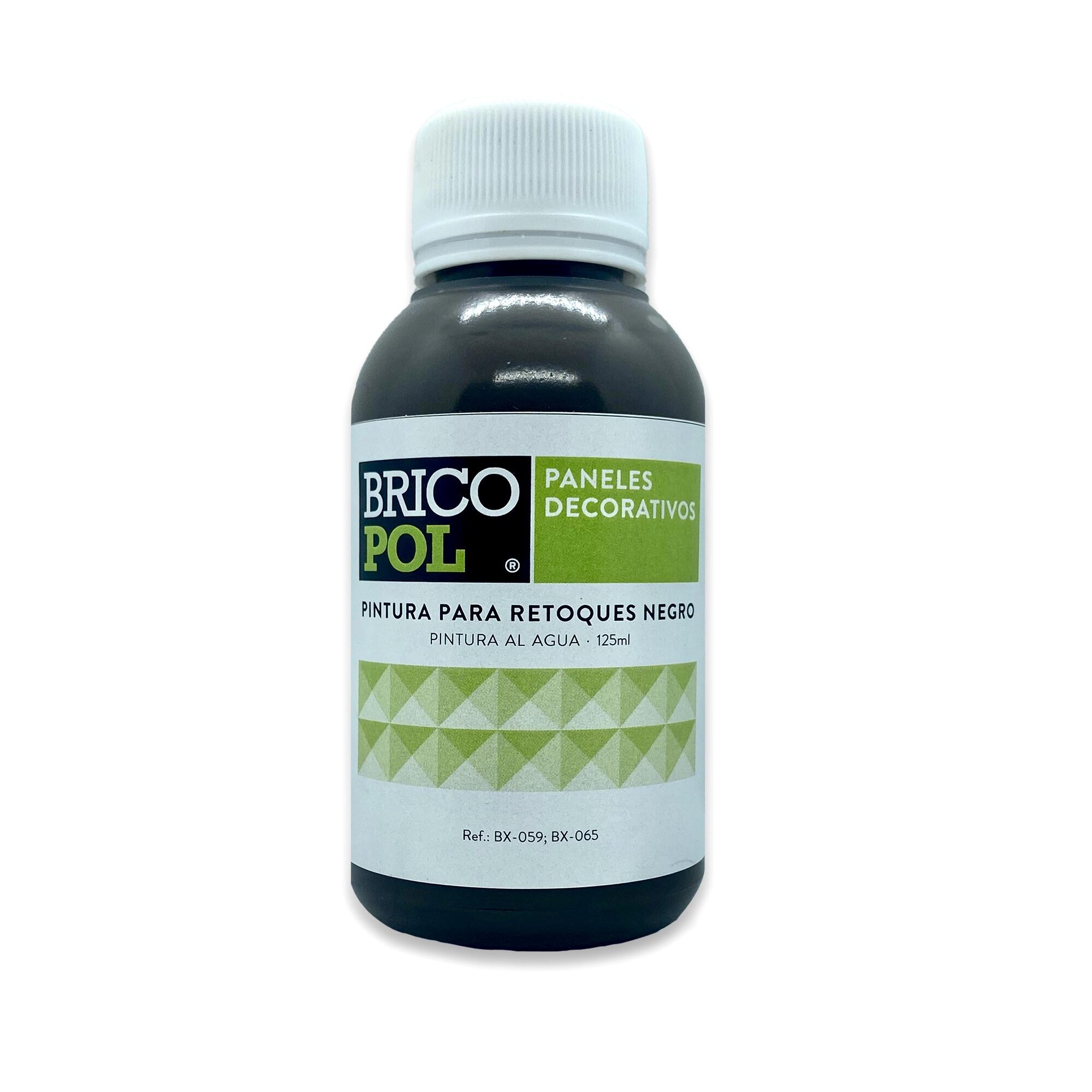 Pintura de retoques negro montaje panel decorativo bricopol 200gr