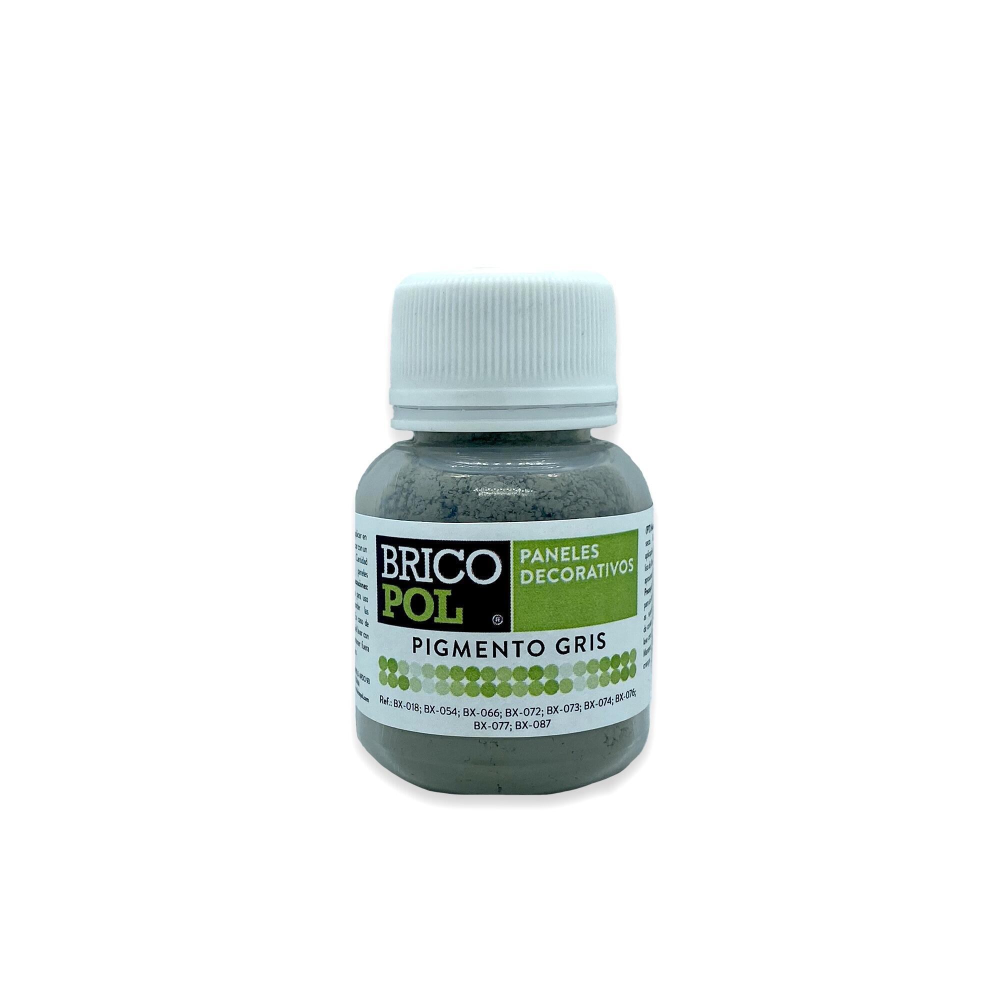 Pigmento gris montaje panel decorativo bricopol 35gr