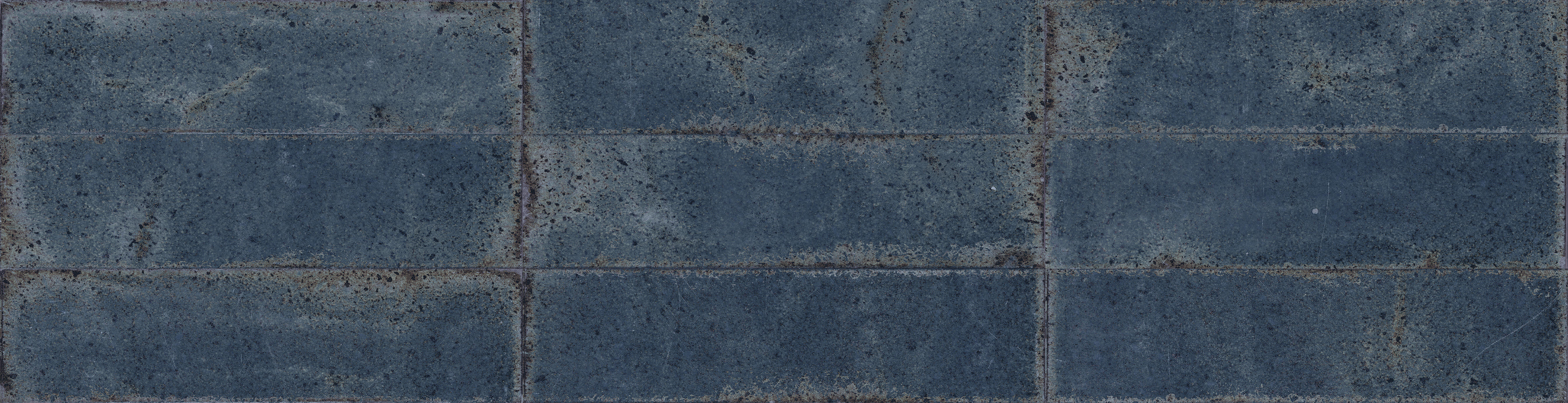 Azulejo porcelánico Vibrant efecto zellige blue 7x28 cm | Leroy Merlin