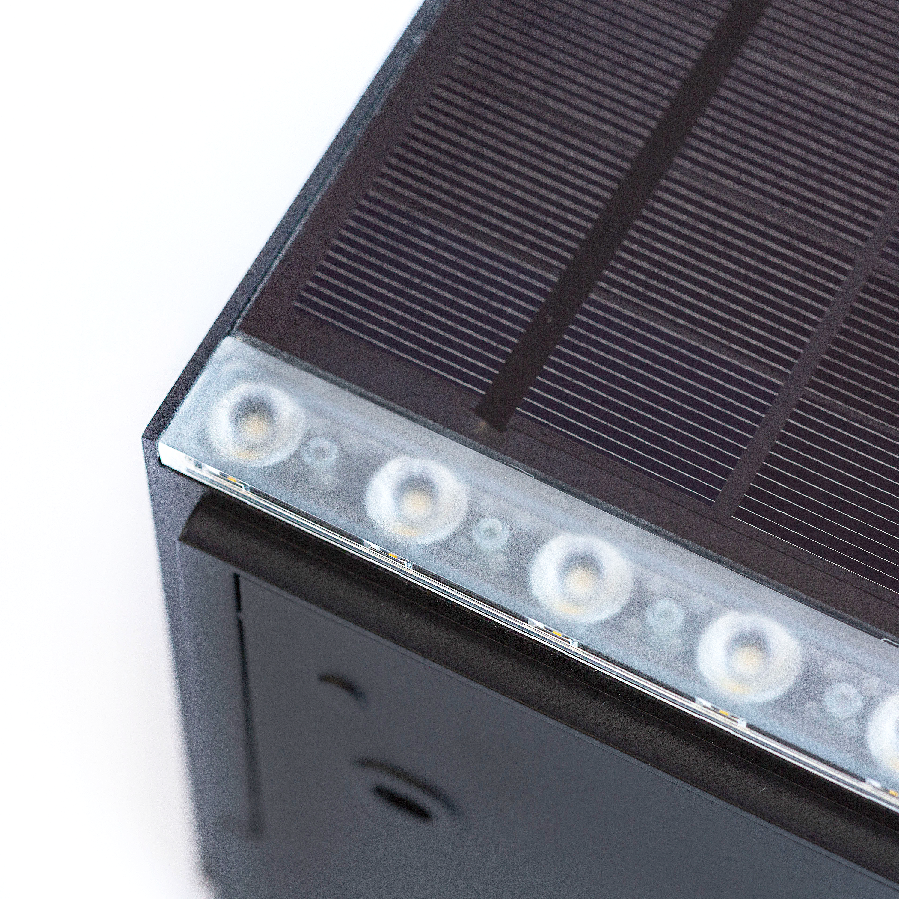 Applique solaire jeux de lumière Roxbury, 700 Lm, blanc chaud, noir INSPIRE - 7