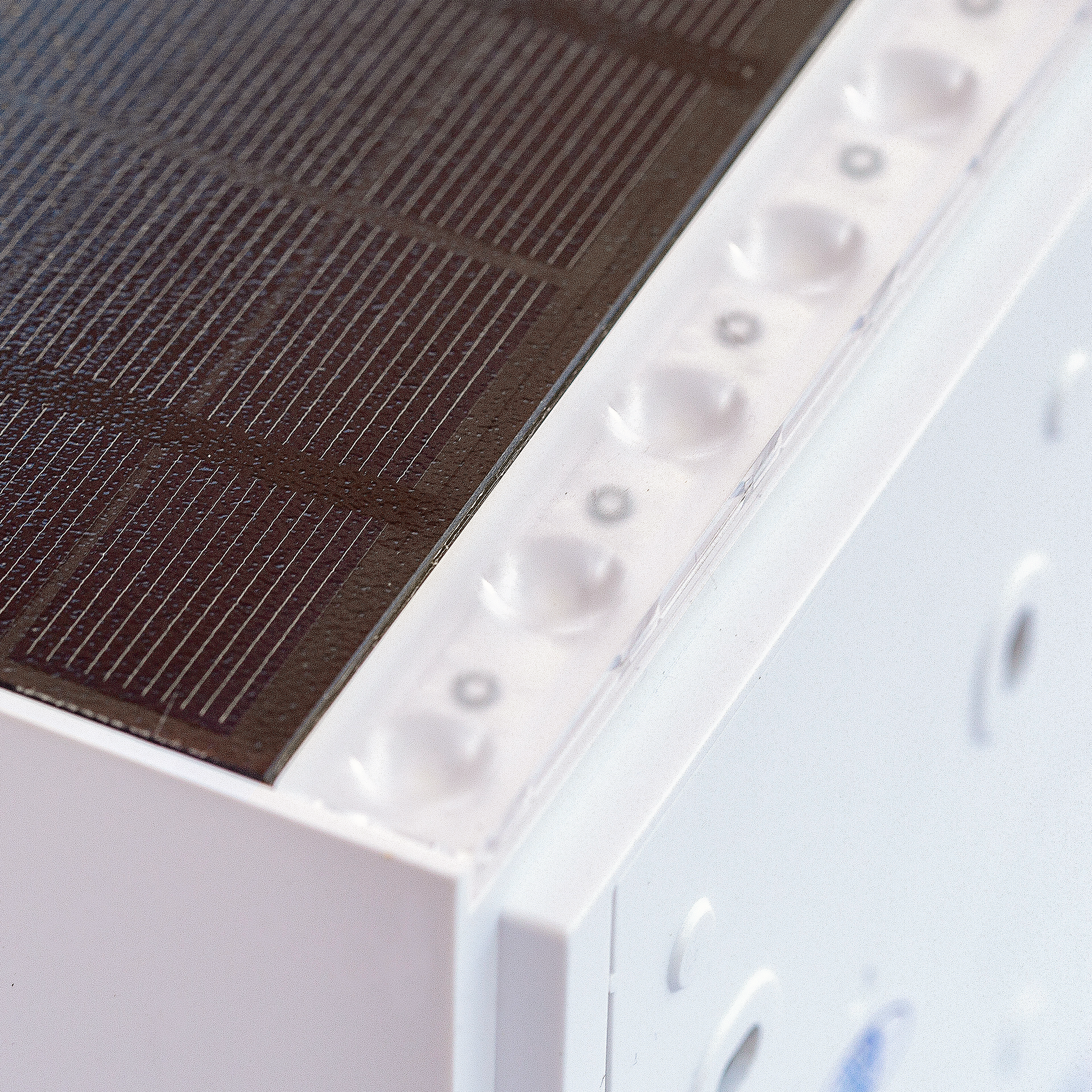 Candeeiro de parede solar Roxbury  700 lm 4000k ip54 branco Inspire - 8