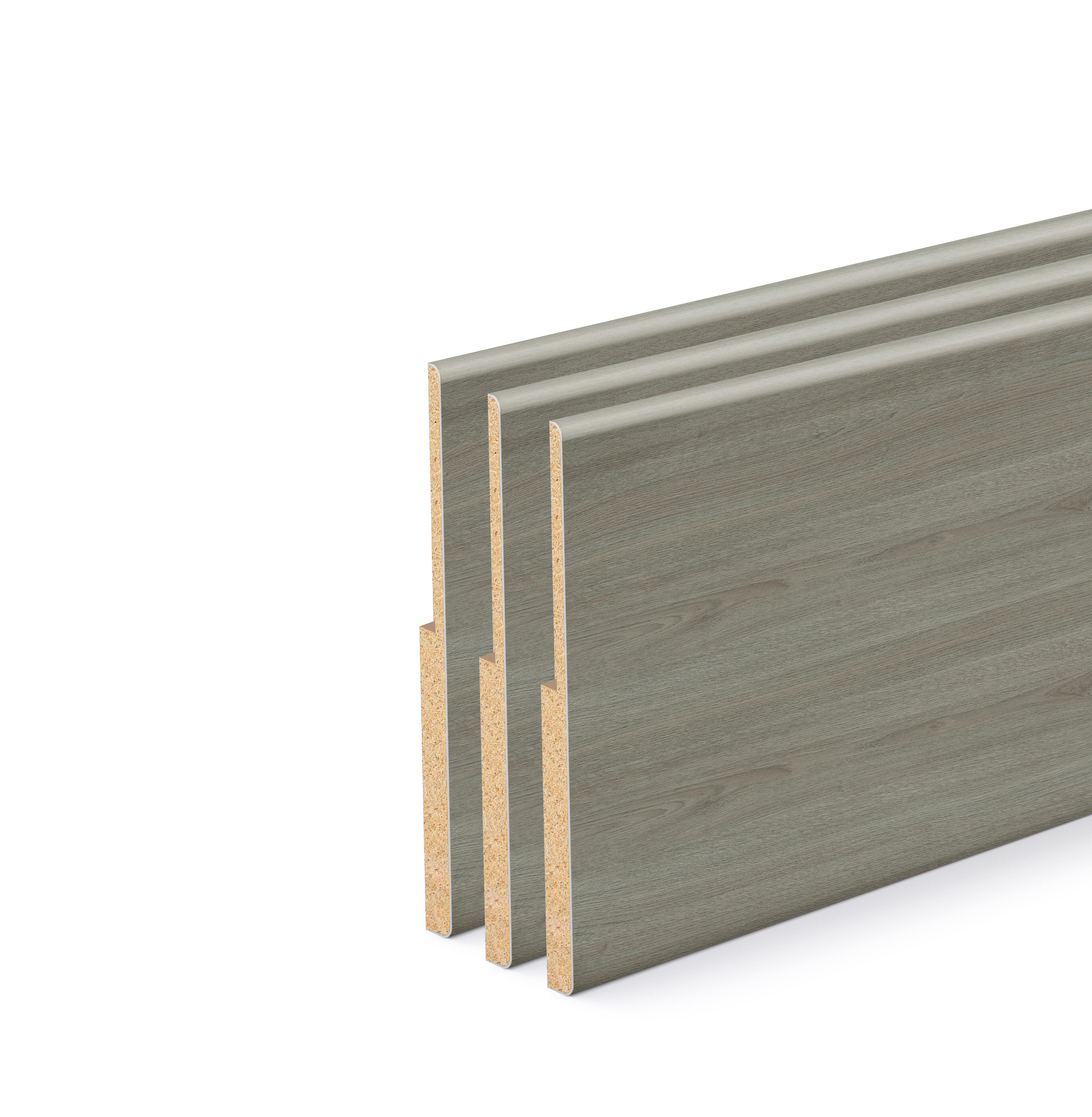 Kit de 3 recrecidos roble vila de 117x10mm